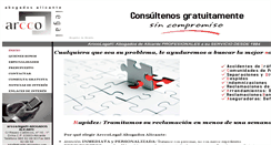 Desktop Screenshot of alicante-abogados.com